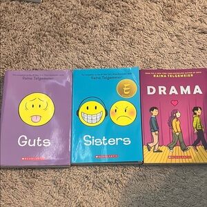 Raina Telgemeier Graphic Novels Set